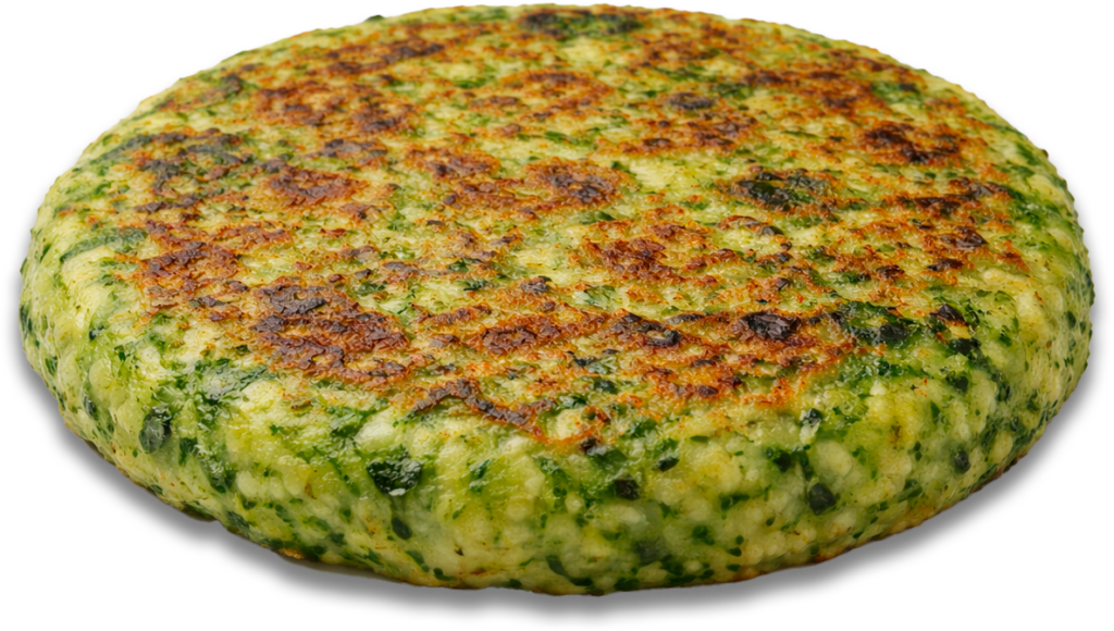 arepas de espinaca